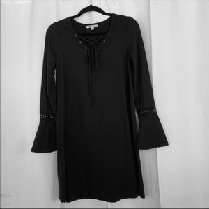 Anthropology Moral Black Bell Dress